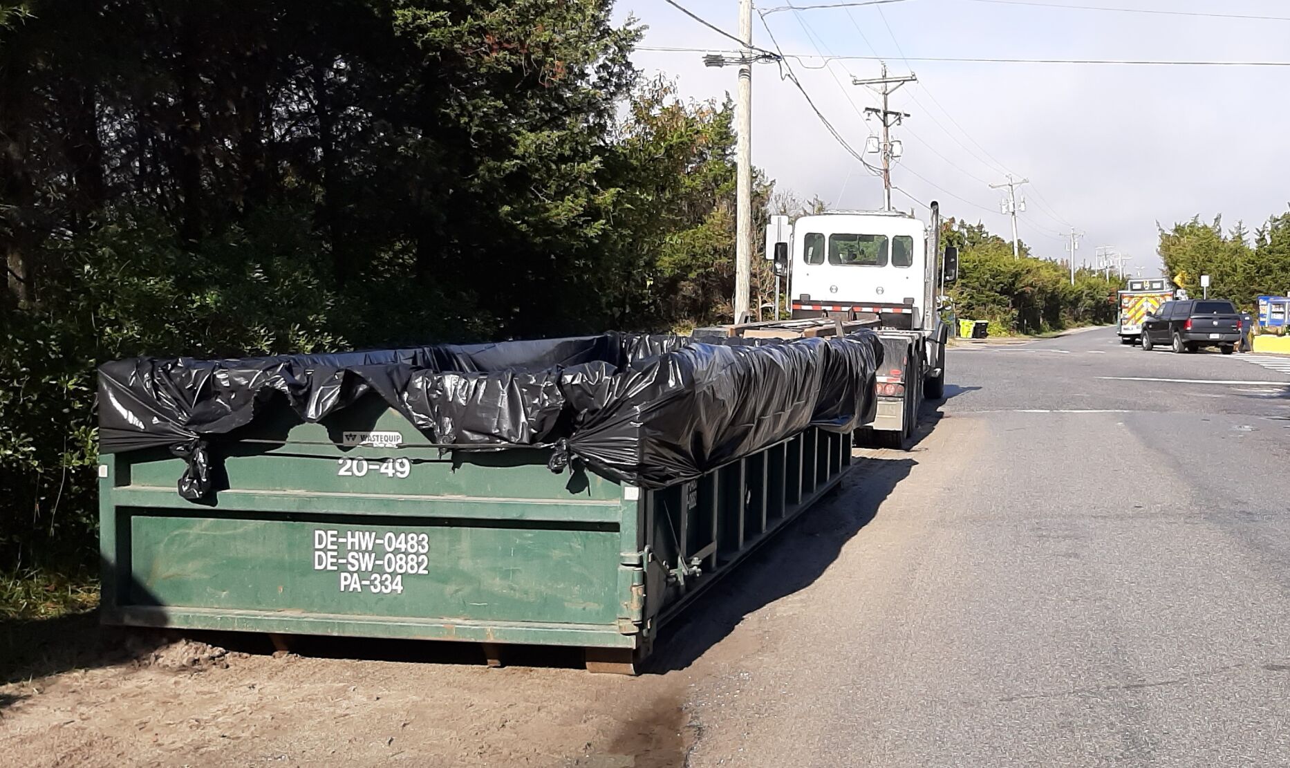 oil spill dumpsters